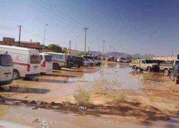 صور لبلدية تهالة صباح اليوم بعد السيول التي اجتاحتها جراء هطول الأمطار الغزيرة.