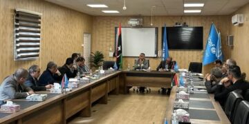 بعثة الأمم المُتحدة تجتمع بُممثلي الأحزاب السياسية في بنغازي .