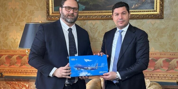 انطلاق أولى رحلات شركة “إيتا” إلى مطار معيتيقة في يناير المقبل