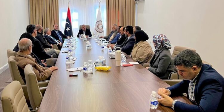 المشري يناقش إنجاز الاستحقاقات الانتخابية مع لجنة السلطة التنفيذية