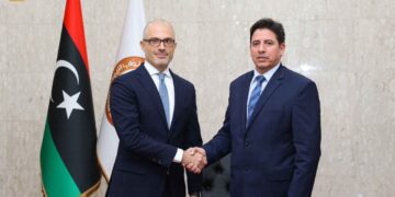 العقوري يناقش مع أورلاندو التطورات السياسية والاقتصادية في ليبيا