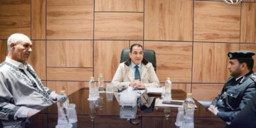 ابوزريبة يناقش سير عمل الغرفة الأمنية فـي الجبل الغربي والية ضبط المطلوبين للعدالة