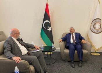 المشري والسفير البريطاني يناقشان مبادرة الأمم المتحدة لحل الأزمة الليبية