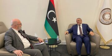 المشري والسفير البريطاني يناقشان مبادرة الأمم المتحدة لحل الأزمة الليبية