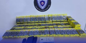 ضبط أكثر من 4 آلاف قطعة من الذخيرة غير المرخصة في حملة مشتركة بالجبل الأخضر