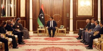 المنفي يبحث مع المبعوثة الأممية الجديدة تحقيق تطلعات الشعب الليبي وإجراء الانتخابات العامة