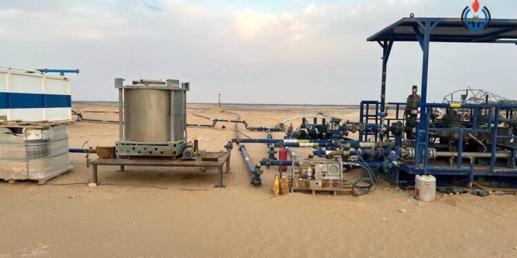 شركة الزويتينة للنفط تعيد تشغيل أول بئر من حقل الصباح بعد عشر سنوات