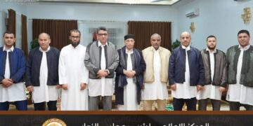 عقيلة صالح يبحث مع شكشك دور تقارير ديوان المحاسبة في تعزيز مبادئ الشفافية والمساءلة