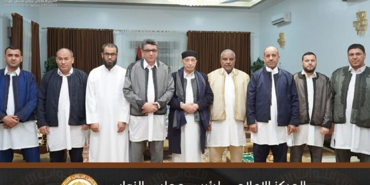 عقيلة صالح يبحث مع شكشك دور تقارير ديوان المحاسبة في تعزيز مبادئ الشفافية والمساءلة