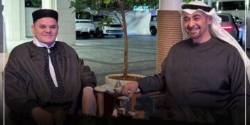 الدبيبة يناقش مع الرئيس الإماراتي أوجه التعاون في مجالات الاقتصاد والطاقة والاستثمار بين البلدين