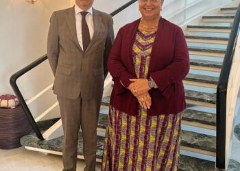 تيته وديمون يناقشان مستجدات العملية السياسية بليبيا وأهمية إجراء الانتخابات في أقرب وقت