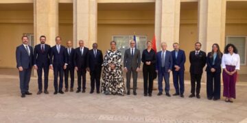 تيته تناقش التطورات السياسية في ليبيا مع رؤساء بعثات الاتحاد الأوروبي