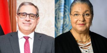 تيته تستعرض مع برنت عمل اللجنة الاستشارية والجهود المبذوله مع الأطراف الليبية والإقليمية