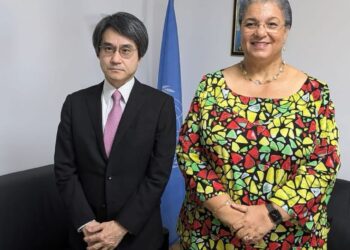 تيته وسفير اليابان يبحثان الأوضاع السياسية والاقتصادية في ليبيا