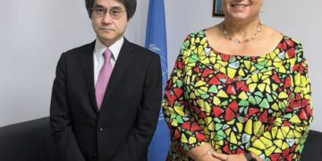 تيته وسفير اليابان يبحثان الأوضاع السياسية والاقتصادية في ليبيا