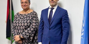 أولاندو يؤكد لتيتيه التزام الاتحاد الأوروبي بالشركاء الليبيين وأهمية التنسيق مع البعثة الأممية