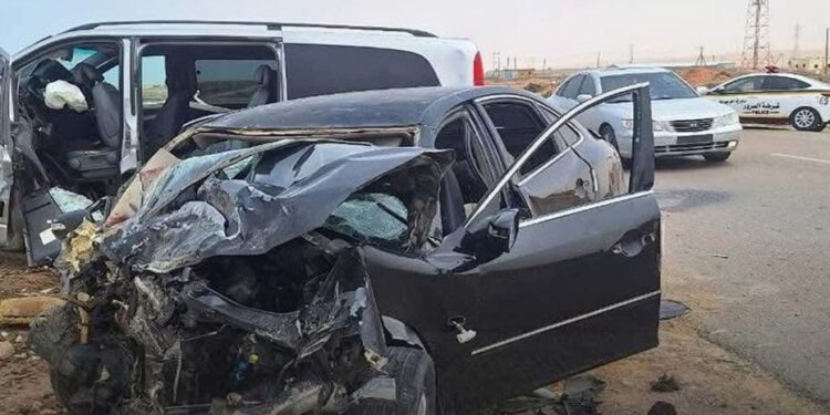 وفاة ثلاثة شباب في حادث سير غرب مدينة بن جواد